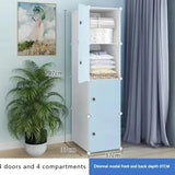 Armoire de Rangement Nordique, Placard à Vêtements, Cloisons T1, Service de Chambre à Coucher, Meubles Uniques