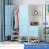 Armoire de Rangement Nordique, Placard à Vêtements, Cloisons T1, Service de Chambre à Coucher, Meubles Uniques