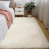 VIKmemorial-Couverture de lit en peluche pour chambre à coucher, tapis de maison complet, nordique, salon, fille, polymères de sol, 40x60cm
