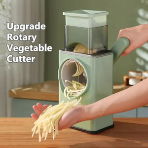 Coupe-légumes à rouleau multifonctionnel 3 en 1, trancheuse, carotte, hachoir à pommes de terre, râpe à fromage à distance, outil d'accessoires de cuisine