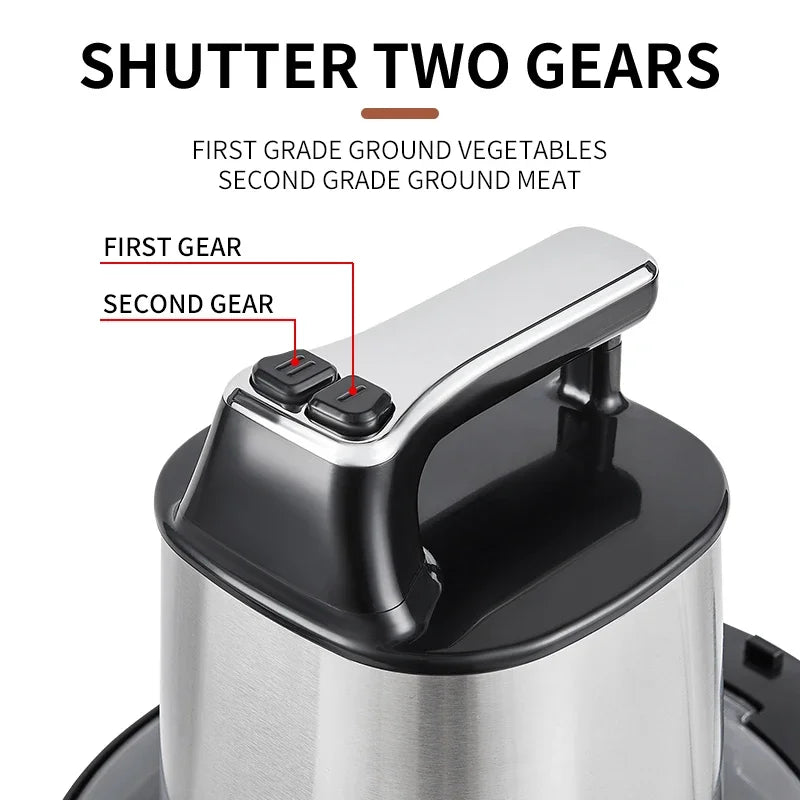 Hachoir à viande électrique en acier inoxydable, offre spéciale, prix d'usine, grand batteur d'igname fufu, 6L