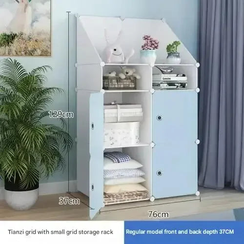 Armoire de Rangement Nordique, Placard à Vêtements, Cloisons T1, Service de Chambre à Coucher, Meubles Uniques