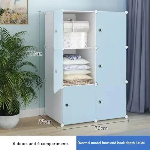 Armoire de Rangement Nordique, Placard à Vêtements, Cloisons T1, Service de Chambre à Coucher, Meubles Uniques