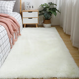 VIKmemorial-Couverture de lit en peluche pour chambre à coucher, tapis de maison complet, nordique, salon, fille, polymères de sol, 40x60cm