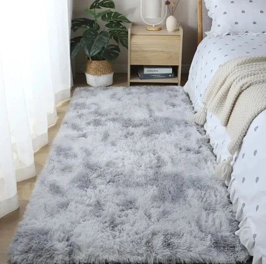 VIKmemorial-Couverture de lit en peluche pour chambre à coucher, tapis de maison complet, nordique, salon, fille, polymères de sol, 40x60cm