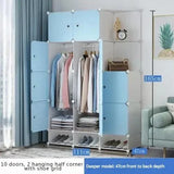 Armoire de Rangement Nordique, Placard à Vêtements, Cloisons T1, Service de Chambre à Coucher, Meubles Uniques