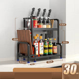 Étagères à épices T1, 2/3 couches, rangement de cuisine, étagère d'assaisonnement, condiments, couteau, porte-planche à découper, égouttoir, accessoires de rangement
