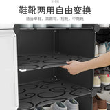 Armoire de rangement pour chaussures domestique T1, étagère multicouche durable, entrée dans la porte contre le mur, meuble de bain
