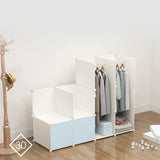 Armoire de Rangement Nordique, Placard à Vêtements, Cloisons T1, Service de Chambre à Coucher, Meubles Uniques