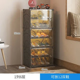 Armoire de rangement pour chaussures domestique T1, étagère multicouche durable, entrée dans la porte contre le mur, meuble de bain