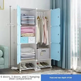 Armoire de Rangement Nordique, Placard à Vêtements, Cloisons T1, Service de Chambre à Coucher, Meubles Uniques
